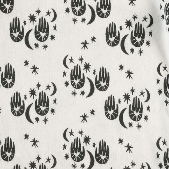 NWT Kate Quinn Mystical Stars & Moon Organic Cotton Single Layer Blanket Swaddle - Picture 2 of 2